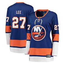 Load image into Gallery viewer, Anders Lee #27 New York Islanders Women&#39;s Royal Breakaway Player Jersey