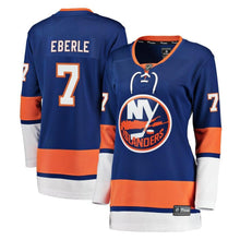 Load image into Gallery viewer, Jordan Eberle #7 New York Islanders Women's Royal Breakaway Player Jersey