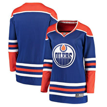 Load image into Gallery viewer, Edmonton Oilers Women's Royal Alternate Breakaway Jersey