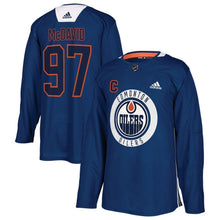 Load image into Gallery viewer, Connor McDavid #97 Edmonton Oilers Royal Practice Player Jersey