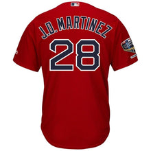 Load image into Gallery viewer, J.D. Martinez #28 Boston Red Sox 2018 World Series Cool Base Player Jersey