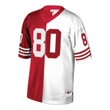 Load image into Gallery viewer, Jerry Rice #80 San Francisco 49ers Scarlet/White 1990 Retired Player Split Replica Jersey