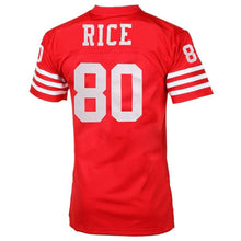 Load image into Gallery viewer, Jerry Rice #80 San Francisco 49ers Scarlet 1990 Retired Player Vintage Replica Jersey