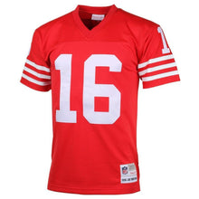 Load image into Gallery viewer, Joe Montana #16 San Francisco 49ers Scarlet 1990 Retired Player Vintage Replica Jersey