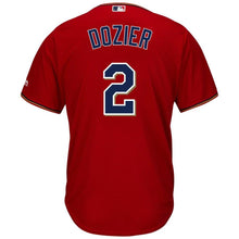 Load image into Gallery viewer, Brian Dozier #2 Minnesota Twins Youth Scarlet Fashion Official Cool Base Player Jersey