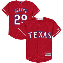 Load image into Gallery viewer, Adrian Beltre #29 Texas Rangers Youth Scarlet Alternate Official Cool Base Player Jersey