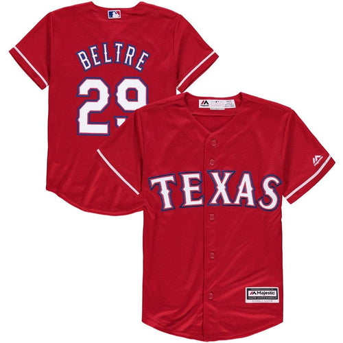 Adrian Beltre #29 Texas Rangers Youth Scarlet Alternate Official Cool Base Player Jersey