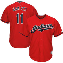 Load image into Gallery viewer, Jose Ramirez #11 Cleveland Indians Alternate 2019 Cool Base Player Jersey