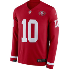 Load image into Gallery viewer, Jimmy Garoppolo San Francisco 49ers Scarlet Therma Long Sleeve Jersey