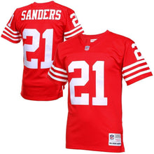 Load image into Gallery viewer, Deion Sanders #21 San Francisco 49ers Scarlet 1994 Retired Player Vintage Replica Jersey