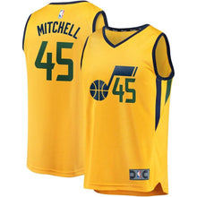 Load image into Gallery viewer, Donovan Mitchell #45 Utah Jazz Green 2018/19 Mens Swingman Jersey