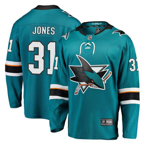 Aaron Dell #30 San Jose Sharks Youth Teal Breakaway Player Jersey