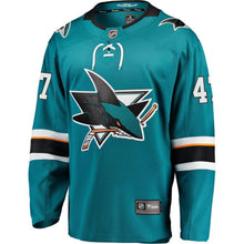 Load image into Gallery viewer, Joakim Ryan #47 San Jose Sharks Youth Teal Breakaway Player Jersey