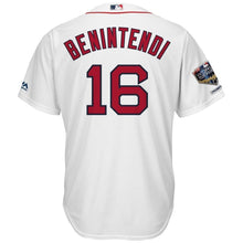 Load image into Gallery viewer, Andrew Benintendi #16 Boston Red Sox 2018 World Series Cool Base Jersey