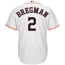 Load image into Gallery viewer, Alex Bregman #2 Houston Astros White Cool Base Player Jersey