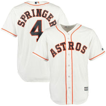 Load image into Gallery viewer, George Springer #4 Houston Astros Cool Base Player Jersey
