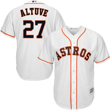 Load image into Gallery viewer, Jose Altuve #27 Houston Astros Cool Base Player Jersey