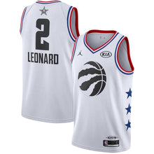 Load image into Gallery viewer, Kawhi Leonard #2  Black/White 2019 NBA All-Star Game Finished Mens Swingman Jersey