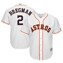 Load image into Gallery viewer, Alex Bregman #2 Houston Astros White Cool Base Player Jersey