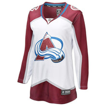 Load image into Gallery viewer, Colorado Avalanche Women's White Away Breakaway Blank Jersey
