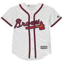Load image into Gallery viewer, Dansby Swanson #7 Atlanta Braves Youth White/Red Official 2015 Cool Base Player Jersey