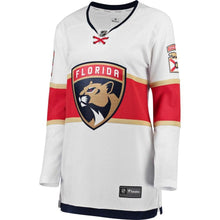 Load image into Gallery viewer, Florida Panthers Women's White Away Breakaway Jersey