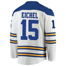 Load image into Gallery viewer, Jack Eichel #15 Buffalo Sabres White 2018 Winter Classic Breakaway Player Jersey