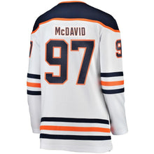 Load image into Gallery viewer, Connor McDavid #97 Edmonton Oilers Women's White Breakaway Player Jersey