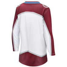Load image into Gallery viewer, Colorado Avalanche Women's White Away Breakaway Blank Jersey