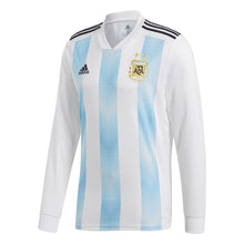 Load image into Gallery viewer, Argentina National Team White 2018 Home Replica Blank Long Sleeve Jersey