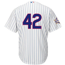 Load image into Gallery viewer, Chicago Cubs White/Royal 2018 Jackie Robinson Day Official Cool Base Jersey