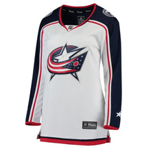 Load image into Gallery viewer, Columbus Blue Jackets Women's White Away Breakaway Jersey