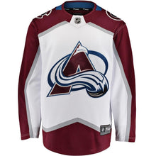 Load image into Gallery viewer, Colorado Avalanche White Breakaway Away Jersey