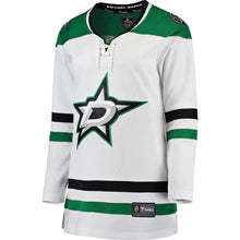 Load image into Gallery viewer, Dallas Stars Women's White Away/Green Breakaway Jersey