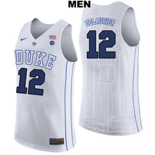 Load image into Gallery viewer, Javin DeLaurier #12 Duke Blue Devils Stitched Youth College Basketball Jersey