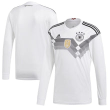 Load image into Gallery viewer, Germany National Team White 2018 Home Replica Blank Long Sleeve Jersey