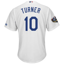 Load image into Gallery viewer, Justin Turner #10 Los Angeles Dodgers White 2018 World Series