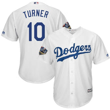 Load image into Gallery viewer, Justin Turner #10 Los Angeles Dodgers White 2018 World Series