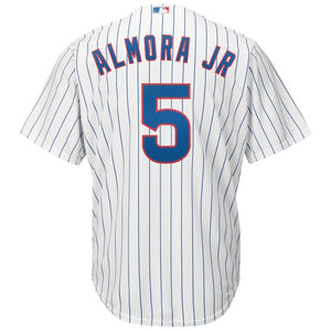 Albert Almora #5 Chicago Cubs White Home Official Cool Base Player Jersey