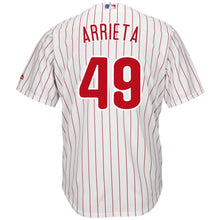 Load image into Gallery viewer, Jake Arrieta #49 Philadelphia Phillies Youth White Replica Player Jersey
