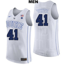Load image into Gallery viewer, Jack White #41 Duke Blue Devils Stitched Mens College Basketball Jersey
