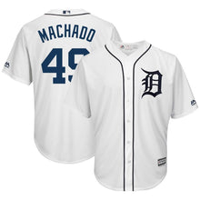 Load image into Gallery viewer, Dixon Machado #49 Detroit Tigers White Home Cool Base Player Jersey