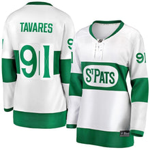 Load image into Gallery viewer, John Tavares #91 Toronto St. Pats Women's White Premier Breakaway Player Jersey