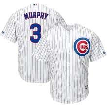 Load image into Gallery viewer, Daniel Murphy #3 Chicago Cubs White HomeCool Base Player Jersey