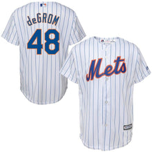 Load image into Gallery viewer, Jacob deGrom #48 New York Mets Youth White Official Cool Base Player Jersey