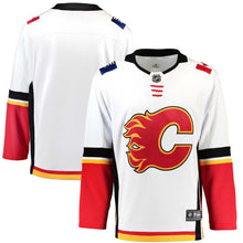Load image into Gallery viewer, Calgary Flames White Breakaway Away Jersey