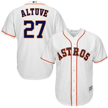 Load image into Gallery viewer, Jose Altuve #27 Houston Astros Youth Fashion Official Cool Base Player Jersey
