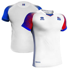 Load image into Gallery viewer, Iceland National Team White/Blue 2018 Away Replica Jersey