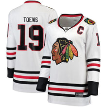 Load image into Gallery viewer, Jonathan Toews #19 Chicago Blackhawks Women's Breakaway Player Jersey