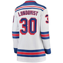 Load image into Gallery viewer, Henrik Lundqvist #30 New York Rangers Women's Breakaway Player Jersey